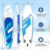 imageGoplus Inflatable Stand Up Paddle Board 10FT105FT11FT SUP with Accessory Pack Adjustable Paddle Carry Bag Fin Hand Pump Leash Repair Kit10 FT