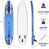 imageGoplus Inflatable Stand Up Paddle Board 10FT105FT11FT SUP with Accessory Pack Adjustable Paddle Carry Bag Fin Hand Pump Leash Repair Kit105 FT