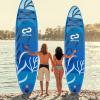 imageGoplus Inflatable Stand Up Paddle Board 10FT105FT11FT SUP with Accessory Pack Adjustable Paddle Carry Bag Fin Hand Pump Leash Repair Kit11 FT