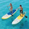 imageGoplus Inflatable Stand Up Paddle Board 10FT105FT11FT SUP with Accessory Pack Adjustable Paddle Carry Bag Fin Hand Pump Leash Repair Kit11 FT