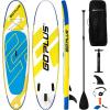 imageGoplus Inflatable Stand Up Paddle Board 10FT105FT11FT SUP with Accessory Pack Adjustable Paddle Carry Bag Fin Hand Pump Leash Repair Kit11 FT