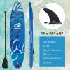 imageGoplus Inflatable Stand Up Paddle Board 10FT105FT11FT SUP with Accessory Pack Adjustable Paddle Carry Bag Fin Hand Pump Leash Repair Kit11 FT