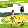 imageGoplus Inflatable Stand Up Paddle Board 10FT105FT11FT SUP with Accessory Pack Adjustable Paddle Carry Bag Fin Hand Pump Leash Repair Kit11 FT