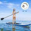imageGoplus Inflatable Stand Up Paddle Board 10FT105FT11FT SUP with Accessory Pack Adjustable Paddle Carry Bag Fin Hand Pump Leash Repair Kit11 FT