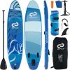 imageGoplus Inflatable Stand Up Paddle Board 10FT105FT11FT SUP with Accessory Pack Adjustable Paddle Carry Bag Fin Hand Pump Leash Repair Kit11 FT