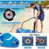 imageGoplus Inflatable Stand Up Paddle Board 10FT105FT11FT SUP with Accessory Pack Adjustable Paddle Carry Bag Fin Hand Pump Leash Repair Kit11 FT