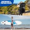 imageGoplus Inflatable Stand Up Paddle Board 10FT105FT11FT SUP with Accessory Pack Adjustable Paddle Carry Bag Fin Hand Pump Leash Repair Kit11 FT