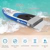 imageGoplus Inflatable Stand Up Paddle Board 10FT105FT11FT SUP with Accessory Pack Adjustable Paddle Carry Bag Fin Hand Pump Leash Repair Kit11 FT