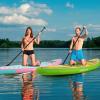 imageGoplus Inflatable Stand Up Paddle Board 10FT105FT11FT SUP with Accessory Pack Adjustable Paddle Carry Bag Fin Hand Pump Leash Repair Kit11 FT