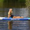 imageGoplus Inflatable Stand Up Paddle Board 10FT105FT11FT SUP with Accessory Pack Adjustable Paddle Carry Bag Fin Hand Pump Leash Repair Kit11 FT
