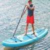 imageGoplus Inflatable Stand Up Paddle Board 10FT105FT11FT SUP with Accessory Pack Adjustable Paddle Carry Bag Fin Hand Pump Leash Repair Kit11 FT
