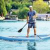 imageGoplus Inflatable Stand Up Paddle Board 10FT105FT11FT SUP with Accessory Pack Adjustable Paddle Carry Bag Fin Hand Pump Leash Repair Kit11 FT