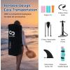 imageGoplus Inflatable Stand Up Paddle Board 10FT105FT11FT SUP with Accessory Pack Adjustable Paddle Carry Bag Fin Hand Pump Leash Repair Kit11 FT