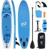 imageGoplus Inflatable Stand Up Paddle Board 10FT105FT11FT SUP with Accessory Pack Adjustable Paddle Carry Bag Fin Hand Pump Leash Repair Kit11 FT