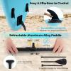 imageGoplus Inflatable Stand Up Paddle Board 10FT105FT11FT SUP with Accessory Pack Adjustable Paddle Carry Bag Fin Hand Pump Leash Repair Kit11 FT