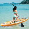 imageGoplus Inflatable Stand Up Paddle Board 10FT105FT11FT SUP with Accessory Pack Adjustable Paddle Carry Bag Fin Hand Pump Leash Repair Kit11 FT