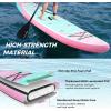 imageGoplus Inflatable Stand Up Paddle Board 10FT105FT11FT SUP with Accessory Pack Adjustable Paddle Carry Bag Fin Hand Pump Leash Repair Kit11 FT