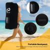 imageGoplus Inflatable Stand Up Paddle Board 10FT105FT11FT SUP with Accessory Pack Adjustable Paddle Carry Bag Fin Hand Pump Leash Repair Kit11 FT