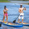 imageGoplus Inflatable Stand up Paddle Board 1010511 SUP 6quot Thick with Premium Accessories Adjustable Aluminum Paddle Leash Carry Bag Hand Pump Removable Fin ISUP for Adults11 FT
