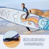 imageGoplus Inflatable Stand up Paddle Board 1010511 SUP 6quot Thick with Premium Accessories Adjustable Aluminum Paddle Leash Carry Bag Hand Pump Removable Fin ISUP for Adults11 FT