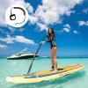 imageGoplus Inflatable Stand up Paddle Board 1010511 SUP 6quot Thick with Premium Accessories Adjustable Aluminum Paddle Leash Carry Bag Hand Pump Removable Fin ISUP for Adults11 FT