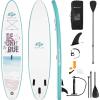 imageGoplus Inflatable Stand up Paddle Board 1010511 SUP 6quot Thick with Premium Accessories Adjustable Aluminum Paddle Leash Carry Bag Hand Pump Removable Fin ISUP for Adults11 FT