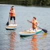 imageGoplus Inflatable Stand up Paddle Board 1010511 SUP 6quot Thick with Premium Accessories Adjustable Aluminum Paddle Leash Carry Bag Hand Pump Removable Fin ISUP for Adults11 FT
