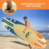 imageGoplus Inflatable Stand up Paddle Board 1010511 SUP 6quot Thick with Premium Accessories Adjustable Aluminum Paddle Leash Carry Bag Hand Pump Removable Fin ISUP for Adults11 FT