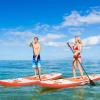 imageGoplus Inflatable Stand up Paddle Board 1010511 SUP 6quot Thick with Premium Accessories Adjustable Aluminum Paddle Leash Carry Bag Hand Pump Removable Fin ISUP for Adults11 FT