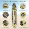 imageGoplus Inflatable Stand up Paddle Board iSUP Cruiser 6quot Thickness iSUP Package w3 Fins Thuster Adjustable Paddle Pump Kit and Carry Backpack Tiger 11 FT