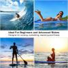 imageGoplus Inflatable Stand up Paddle Board iSUP Cruiser 6quot Thickness iSUP Package w3 Fins Thuster Adjustable Paddle Pump Kit and Carry Backpack Wave 10 FT
