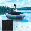 imageGoplus Inflatable Water Trampoline 10FT12FT15FT Recreational Water Bouncer wElectric Inflator Rope Ladder Mooring Ropes Anchor Adults Youth Bounce Swim Platform for Lakes Pools10FTBlueGreen