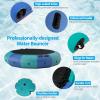 imageGoplus Inflatable Water Trampoline 10FT12FT15FT Recreational Water Bouncer wElectric Inflator Rope Ladder Mooring Ropes Anchor Adults Youth Bounce Swim Platform for Lakes Pools15FTBlueGreen
