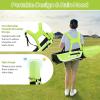 imageGoplus Junior Complete Golf Club Set for Kids Right Hand Golf Clubs with Stand Bag Rain Hood Golf Practice Set for Ages 578101113 Boys GirlsGreen  Ages 1113  6PCS