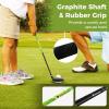 imageGoplus Junior Complete Golf Club Set for Kids Right Hand Golf Clubs with Stand Bag Rain Hood Golf Practice Set for Ages 578101113 Boys GirlsGreen  Ages 810  4PCS