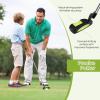 imageGoplus Junior Complete Golf Club Set for Kids Right Hand Golf Clubs with Stand Bag Rain Hood Golf Practice Set for Ages 578101113 Boys GirlsGreen  Ages 1113  6PCS