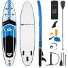imageGoplus 105FT Inflatable Stand Up Paddle Board 6quot Thick SUP Cruiser with Free Premium SUP Accessories Backpack Adjustable Paddle and Hand Pump for Youth ampamp Adult