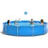imageGoplus Above Ground Swimming Pool 12ft x 12ft x 30inch Outdoor Steel Frame Pool WPool Cover Reinforced Steel Frame Round Swimming Pool for Backyard Garden Patio Balcony BlueBlue