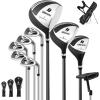 imageGoplus Complete Golf Club Set for Men 9 Pieces Golf Clubs with 1 Driver 3 Fairway 4 Hybrid 6 ampamp 7 ampamp 8 ampamp 9 ampamp P Irons Putter Head Covers Mens Right Handed9 PCS wStand Bag  Black