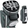 imageGoplus Golf Cart Bag with 14 Top Dividers Golf Club Bag with 7 Zipped Pockets Cooler Bag Rain Hood Detachable Shoulder Strap Lightweight Golf Bag for Men WomenDark Gray