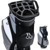 imageGoplus Golf Cart Bag with 14 Top Dividers Golf Club Bag with 7 Zipped Pockets Cooler Bag Rain Hood Detachable Shoulder Strap Lightweight Golf Bag for Men WomenGreyBlack