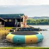 imageGoplus Inflatable Water Trampoline 10FT12FT15FT Recreational Water Bouncer wElectric Inflator Rope Ladder Mooring Ropes Anchor Adults Youth Bounce Swim Platform for Lakes Pools10FTYellowGreen