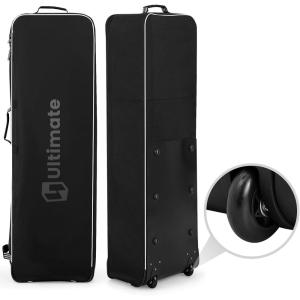 imageGoplus Golf Travel Bag with Wheels Portable Golf Club Travel Bag with 3 Pull Handles Smooth Zipper Name Card Holder Antislip Foot Pads 900D Heavy Duty Gulf Travel Bag for Airport Station