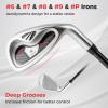 imageGoplus Complete Golf Club Set for Women 9 Pieces Golf Clubs with 1 Driver 3 Fairway 4 Hybrid 6 ampamp 7 ampamp 8 ampamp 9 ampamp P Irons Putter Head Covers Ladies Right Handed9 PCS wCart Bag  Red