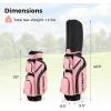 imageGoplus Complete Golf Club Set for Women 9 Pieces Golf Clubs with 1 Driver 3 Fairway 4 Hybrid 6 ampamp 7 ampamp 8 ampamp 9 ampamp P Irons Putter Head Covers Ladies Right Handed9 PCS wCart Bag  Pink