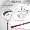 imageGoplus Complete Golf Club Set for Women 9 Pieces Golf Clubs with 1 Driver 3 Fairway 4 Hybrid 6 ampamp 7 ampamp 8 ampamp 9 ampamp P Irons Putter Head Covers Ladies Right Handed9 PCS wCart Bag  Black