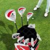 imageGoplus Complete Golf Club Set for Women 9 Pieces Golf Clubs with 1 Driver 3 Fairway 4 Hybrid 6 ampamp 7 ampamp 8 ampamp 9 ampamp P Irons Putter Head Covers Ladies Right Handed9 PCS wCart Bag  Red