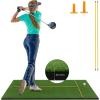 imageGoplus Golf Mat 5x3ft5x4ft Golf Hitting Mat 20252732mm Thick w2 Alignment Sticks ampamp 2 Golf Tees Portable Artificial Turf Grass Golf Training Mat Practice for Indoor Outdoor5 FT x 3 FT  25mm