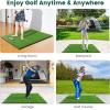 imageGoplus Golf Mat 5x3ft5x4ft Golf Hitting Mat 20252732mm Thick w2 Alignment Sticks ampamp 2 Golf Tees Portable Artificial Turf Grass Golf Training Mat Practice for Indoor Outdoor5 FT x 4 FT  32mm