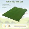 imageGoplus Golf Mat 5x3ft5x4ft Golf Hitting Mat 20252732mm Thick w2 Alignment Sticks ampamp 2 Golf Tees Portable Artificial Turf Grass Golf Training Mat Practice for Indoor Outdoor5 FT x 4 FT  25mm